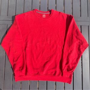 Vintage Fruit of Loom Red Crewneck blank